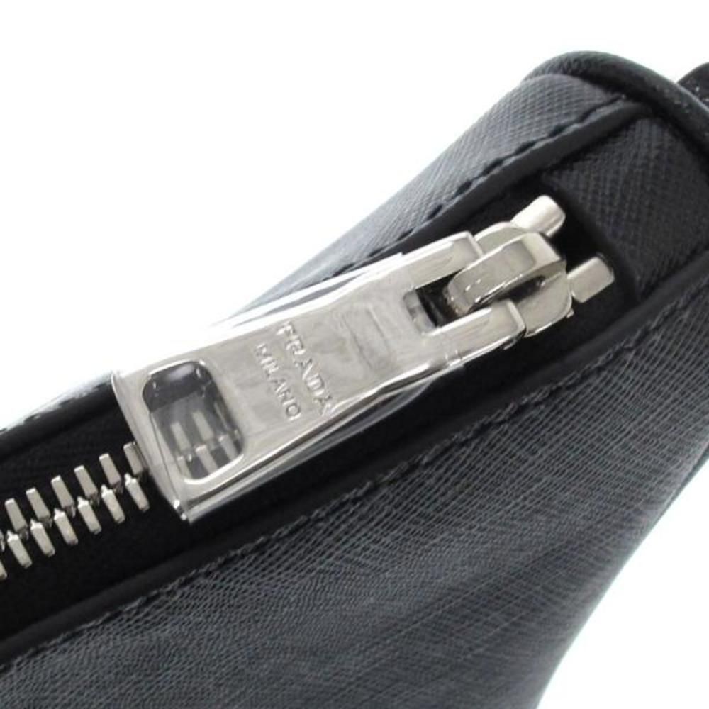 Prada Saffiano Leather Black Shoulder Bag - Picture 5 of 8